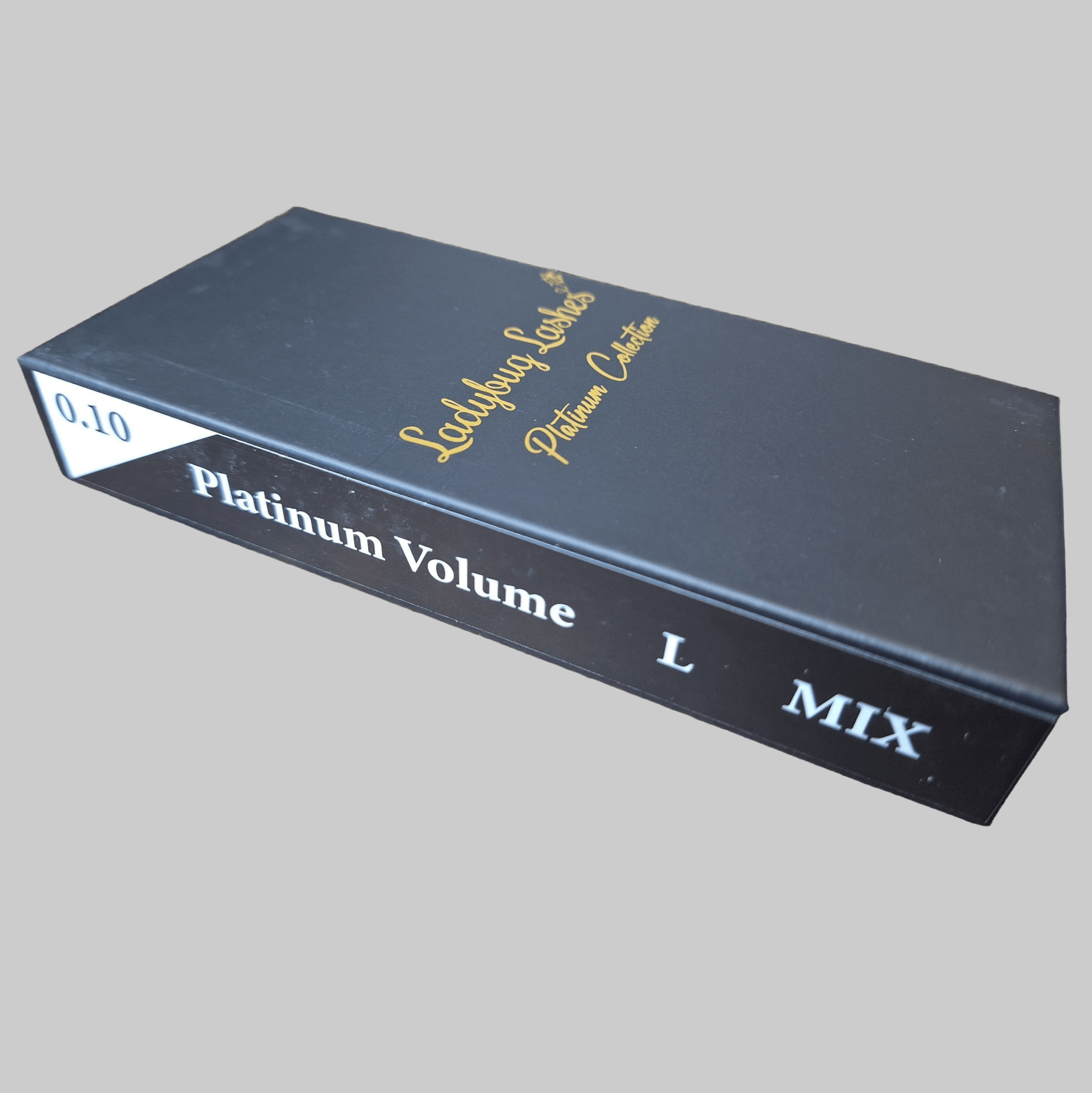 Platinum Range Flat L Curl Lashes – Mixed Tray, 16 Rows