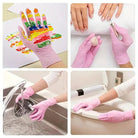 20/50/100PCS Pink Nitrile Gloves Disposable Powder & Latex Free