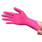 Fuchsia Nitrile Disposable Gloves Pink 20/50/100PCS Powder Latex Free