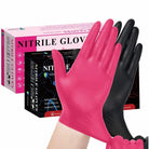 Fuchsia Nitrile Disposable Gloves Pink 20/50/100PCS Powder Latex Free