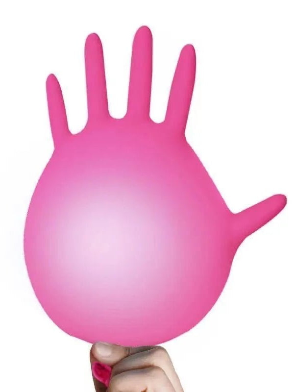 Fuchsia Nitrile Disposable Gloves Pink 20/50/100PCS Powder Latex Free