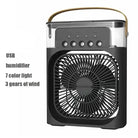 New 3 In 1 Fan AIr Conditioner Household Mini Air Cooler LED Night Light Portable