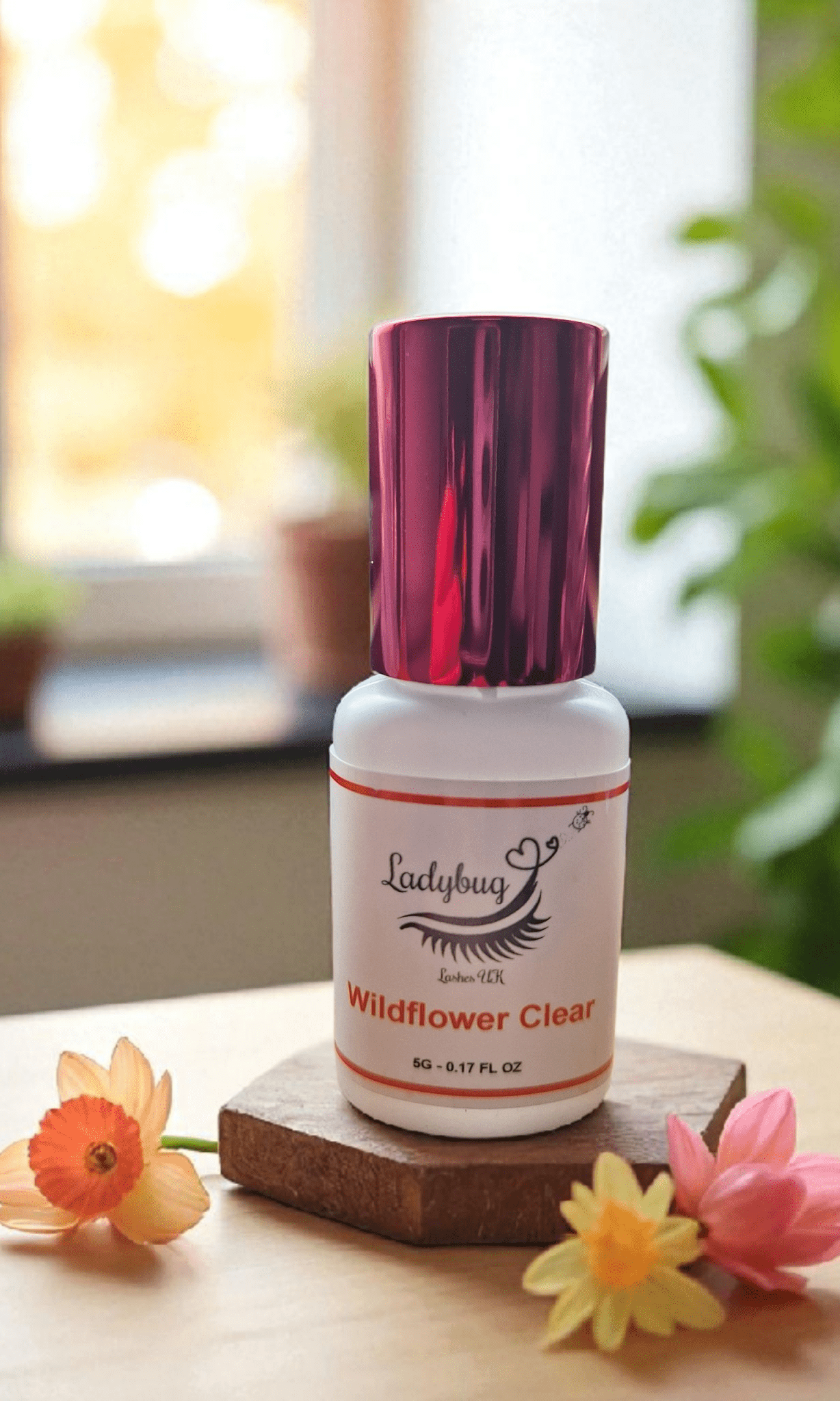 Wildflower UK Clear Lash Adhesive/Glue – Ultra-Fast Cure 0.5-1s