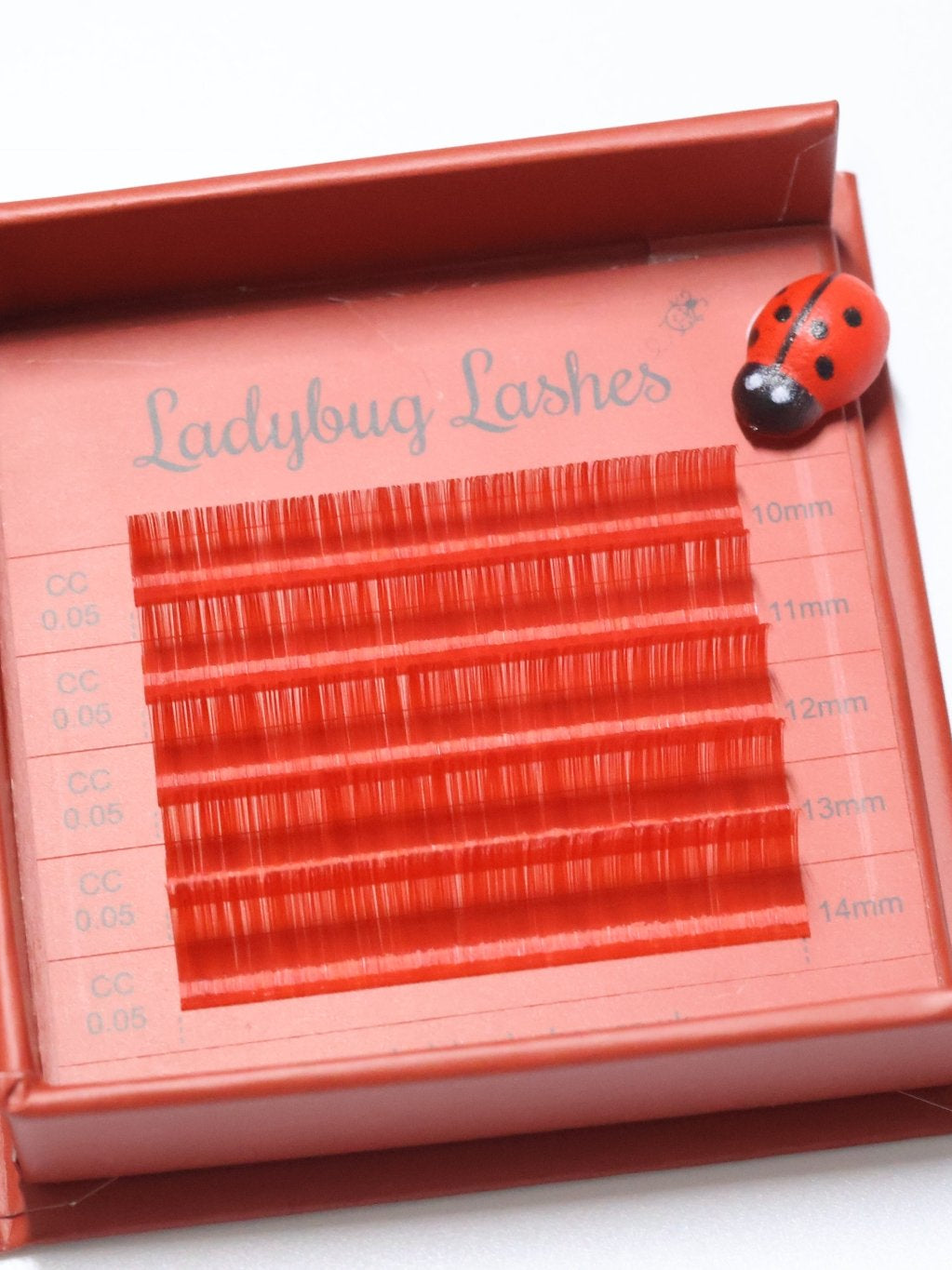 🌈 Bold Colour Volume Lashes 🌈 0.05mm 5-Row Tray 10–14mm Mix