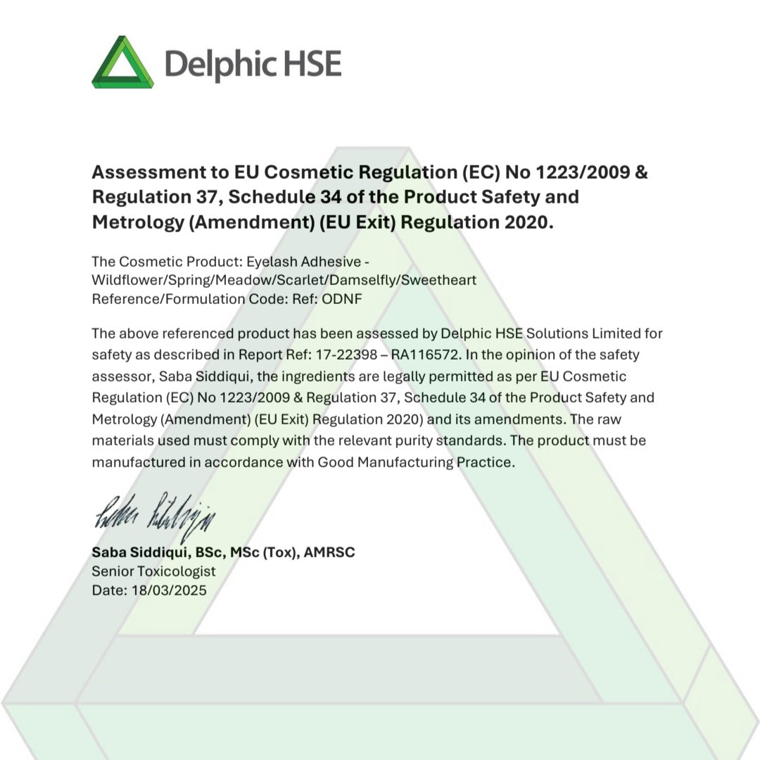 Wildflower UK Clear Lash Adhesive/Glue ā Ultra-Fast Cure 0.5-1s