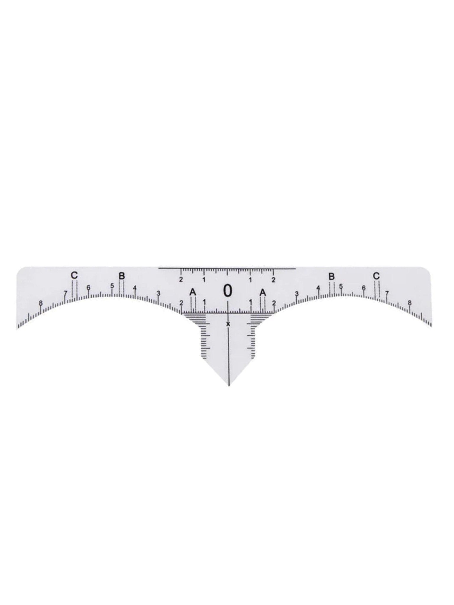 Eyebrow Measuring Ruler - Sticker 25 pcs