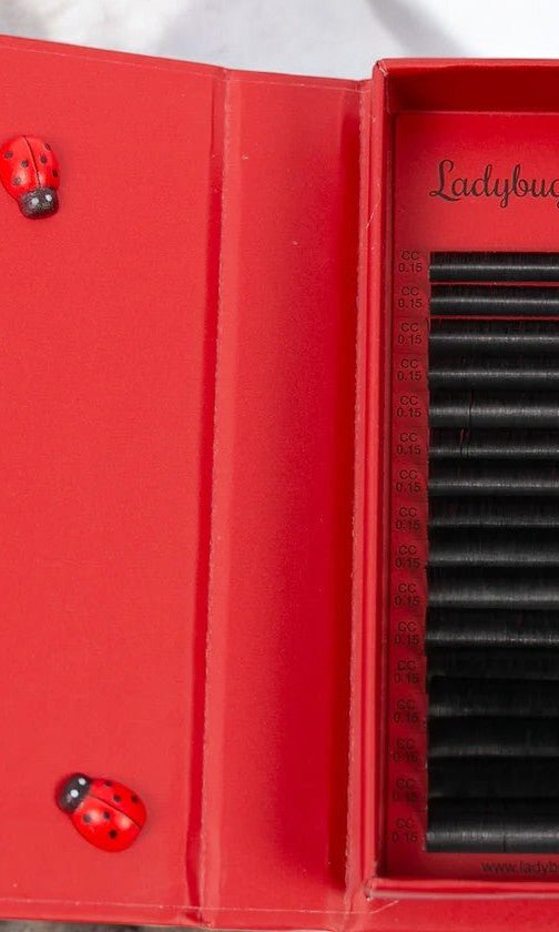 ladybuglashes lashglue lashtrays lashadhesive glueretention cloverlashes wlashes yylashes premades promades lashes