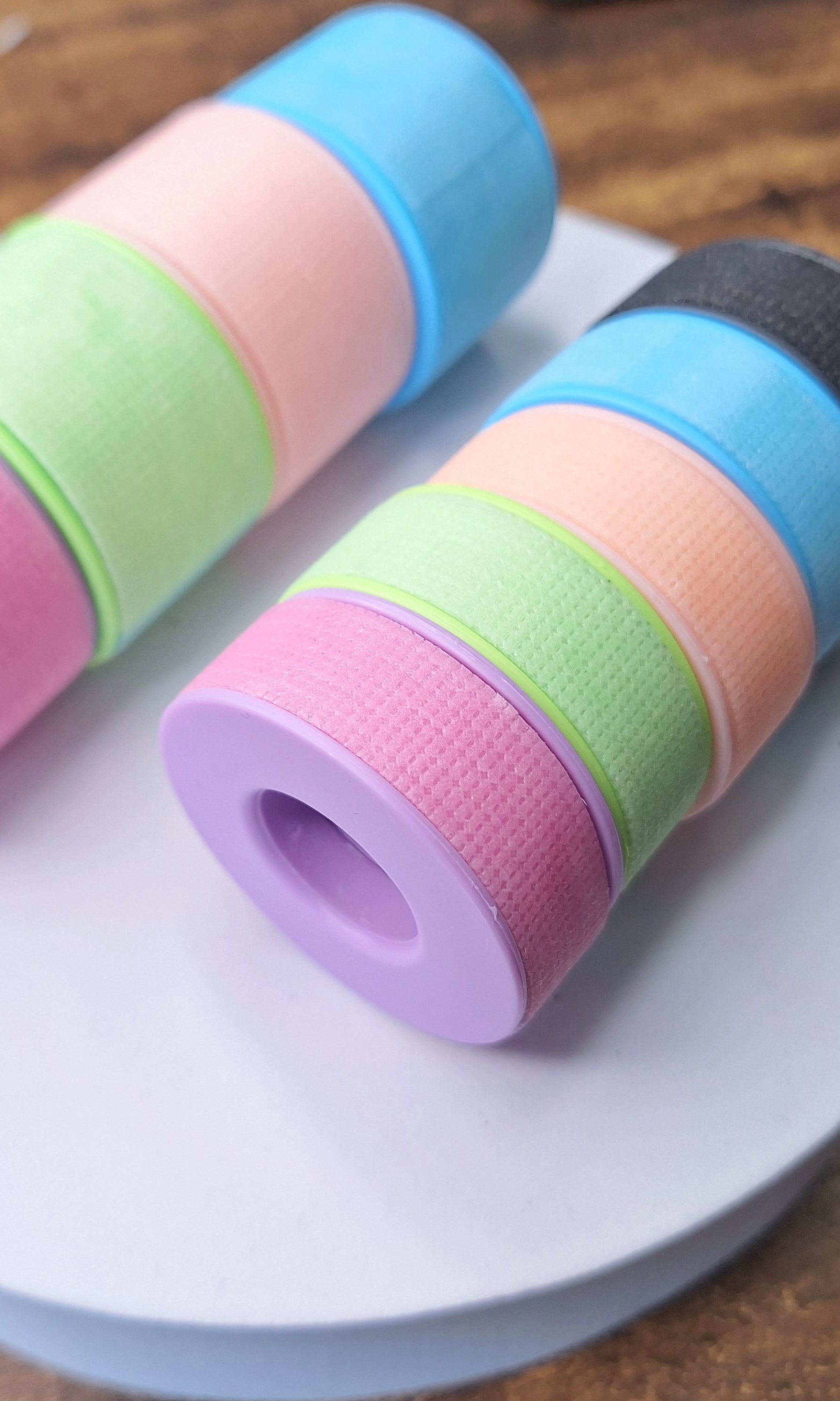 3M Sensitive Gel Tape – Pink, Blue, Green and Lilac Small & Large, Black Small