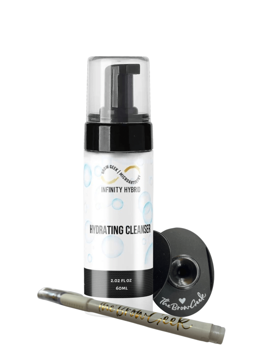 The Brow Geek Hybrid Brow Prep Shampoo Kit