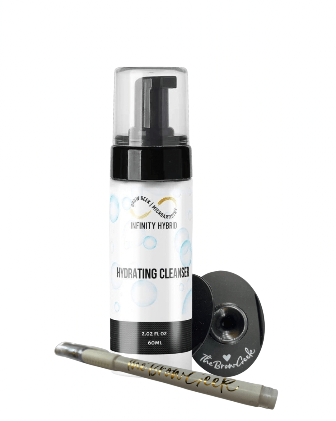 The Brow Geek Hybrid Brow Prep Shampoo Kit