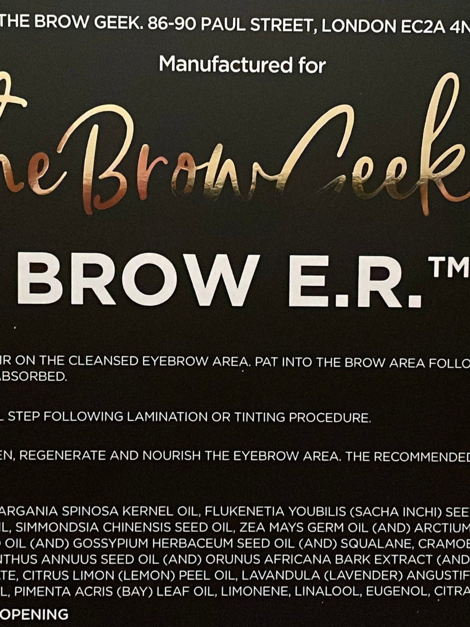 Brow E.R - Brow lamination aftercare Oil / Nourish BULK RETAIL OPTIONS