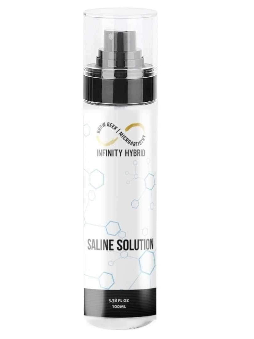 INFINITY SALINE SOLUTION 100ML - YOUR MUST HAVE BROW KIT PRODUCT