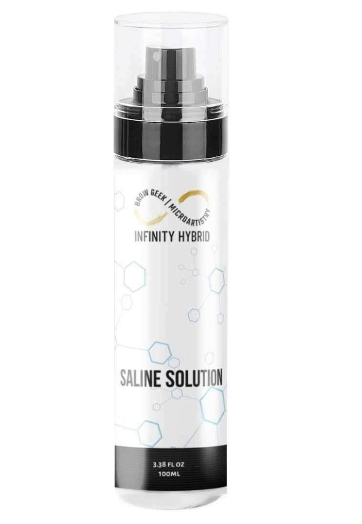 INFINITY SALINE SOLUTION 100ML - YOUR MUST HAVE BROW KIT PRODUCT