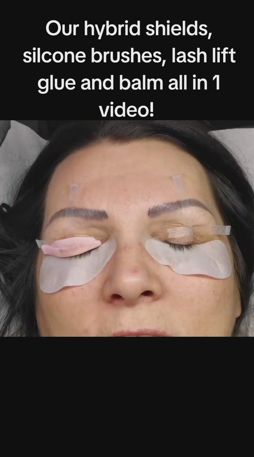 how to use the lash lift balm and glue