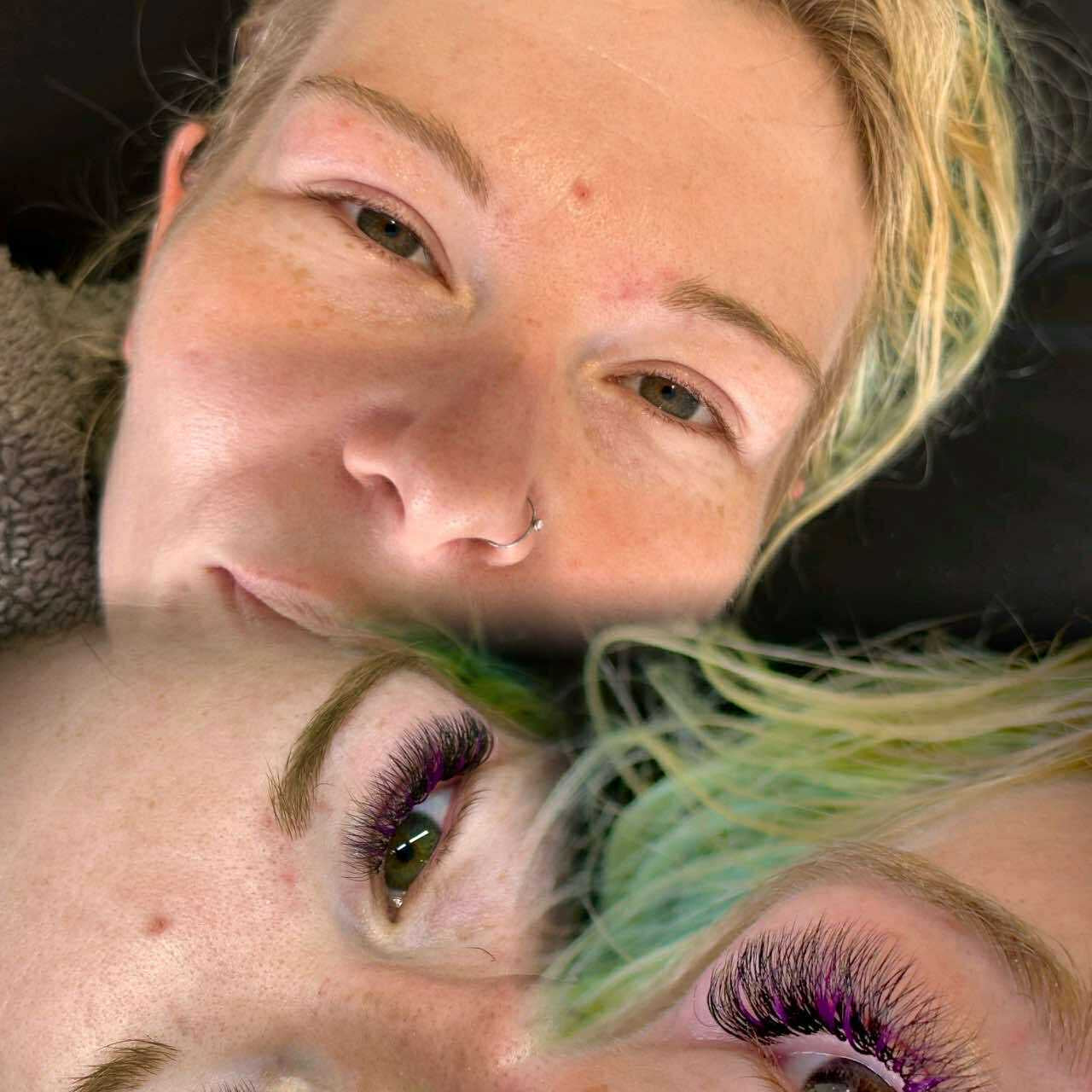 🌈 Bold Colour Volume Lashes 🌈 0.05mm 5-Row Tray 10–14mm Mix