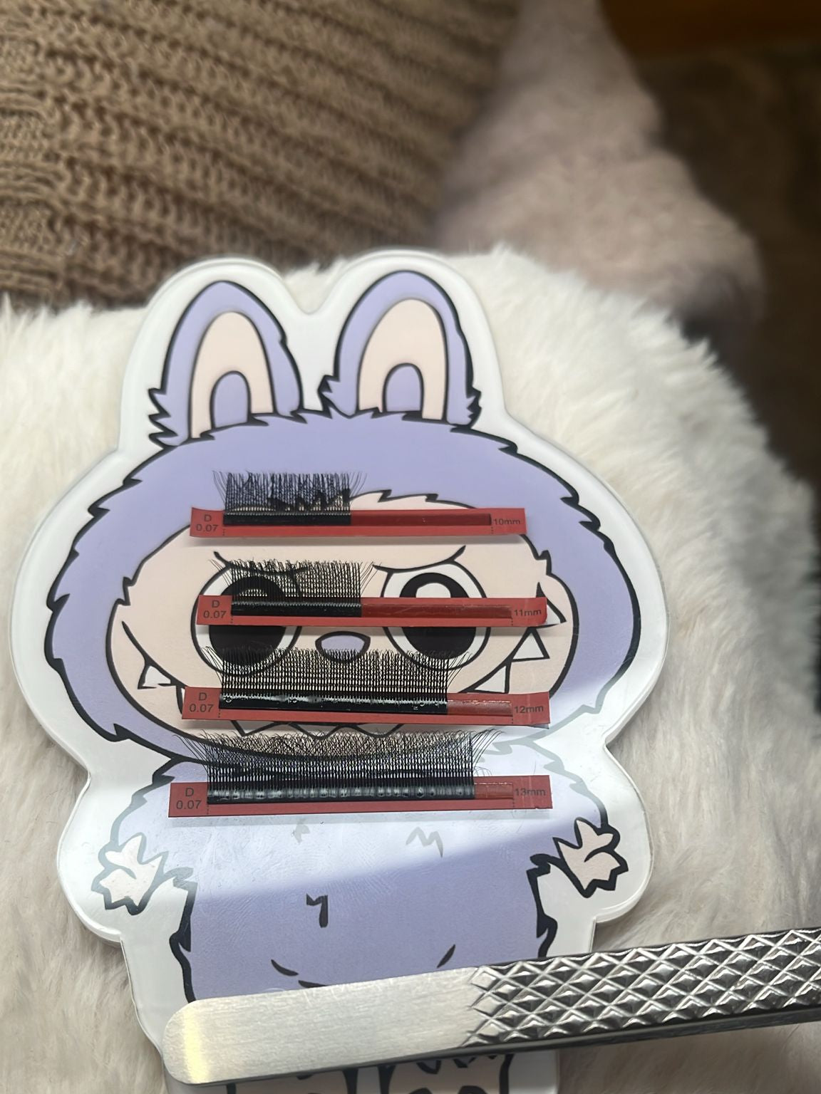 Adorable Labubu-Inspired Lash Tiles