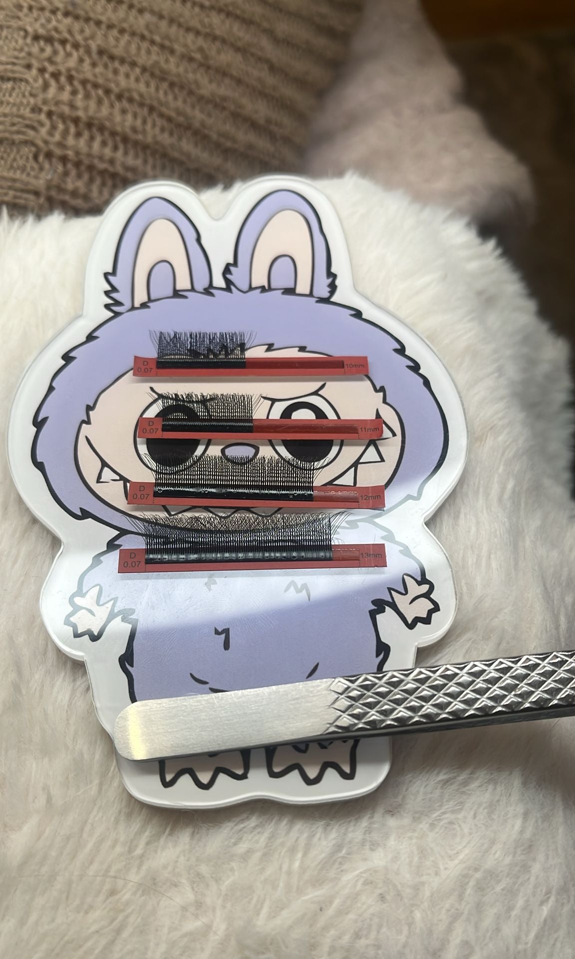 Adorable Labubu-Inspired Lash Tiles