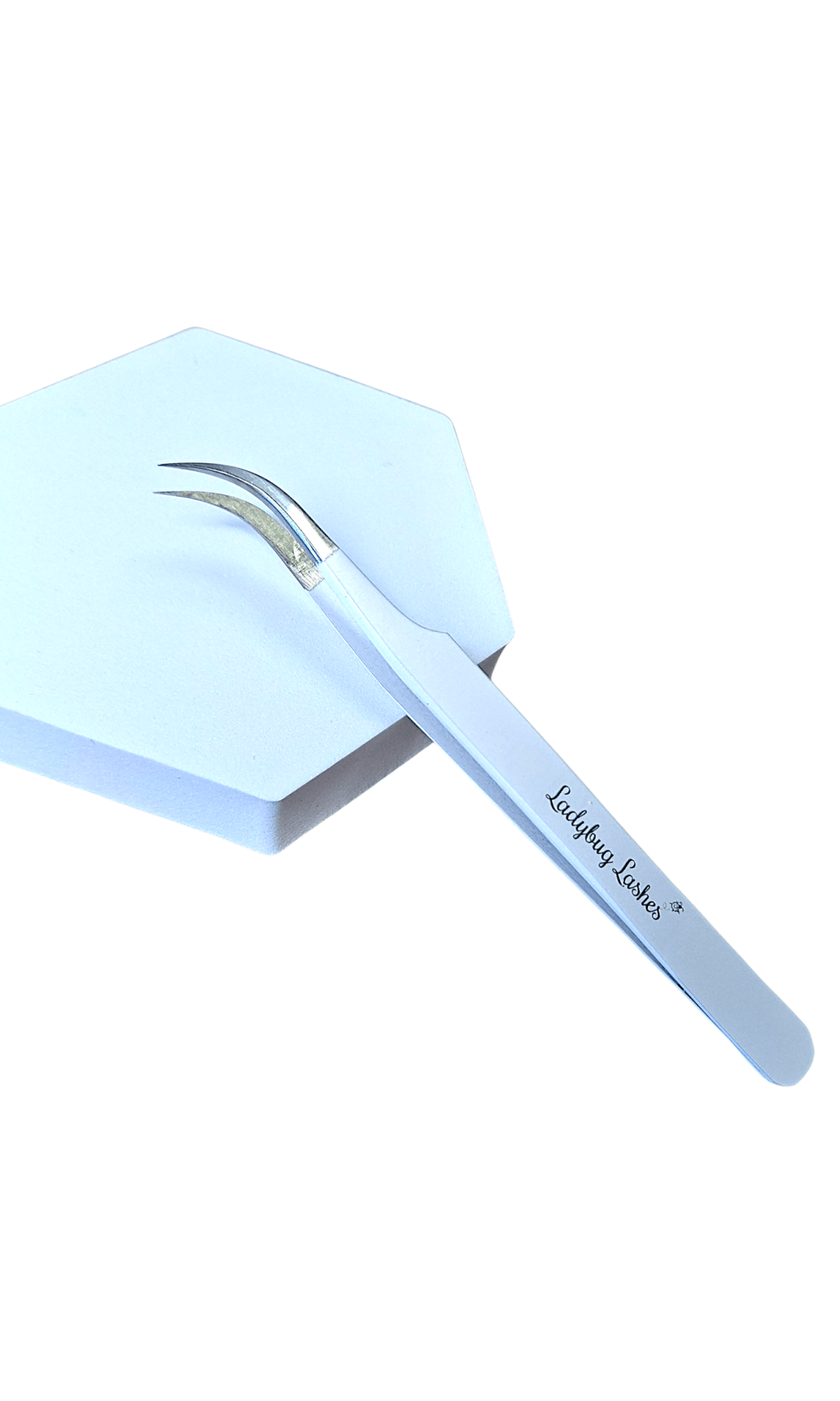 Non-Fibre Grip Curved Tweezers – Perfect for Isolation & Fans