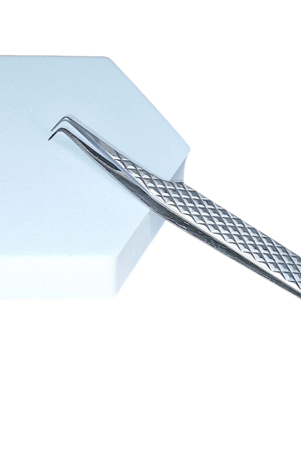 Precision Classic 90° Tweezers with Fibre Grip – Isolation & Fan Tool