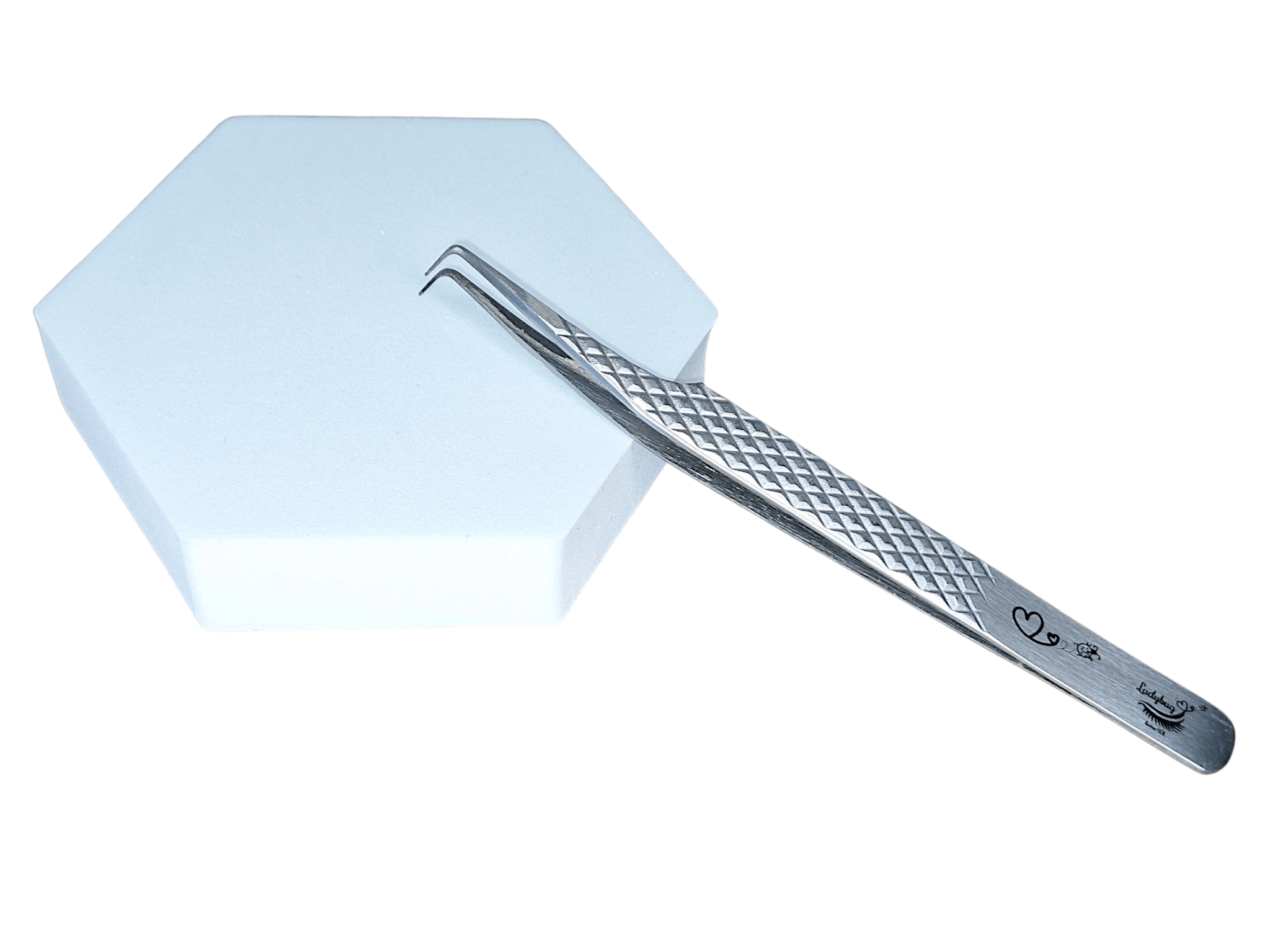Precision Classic 90° Tweezers with Fibre Grip – Isolation & Fan Tool