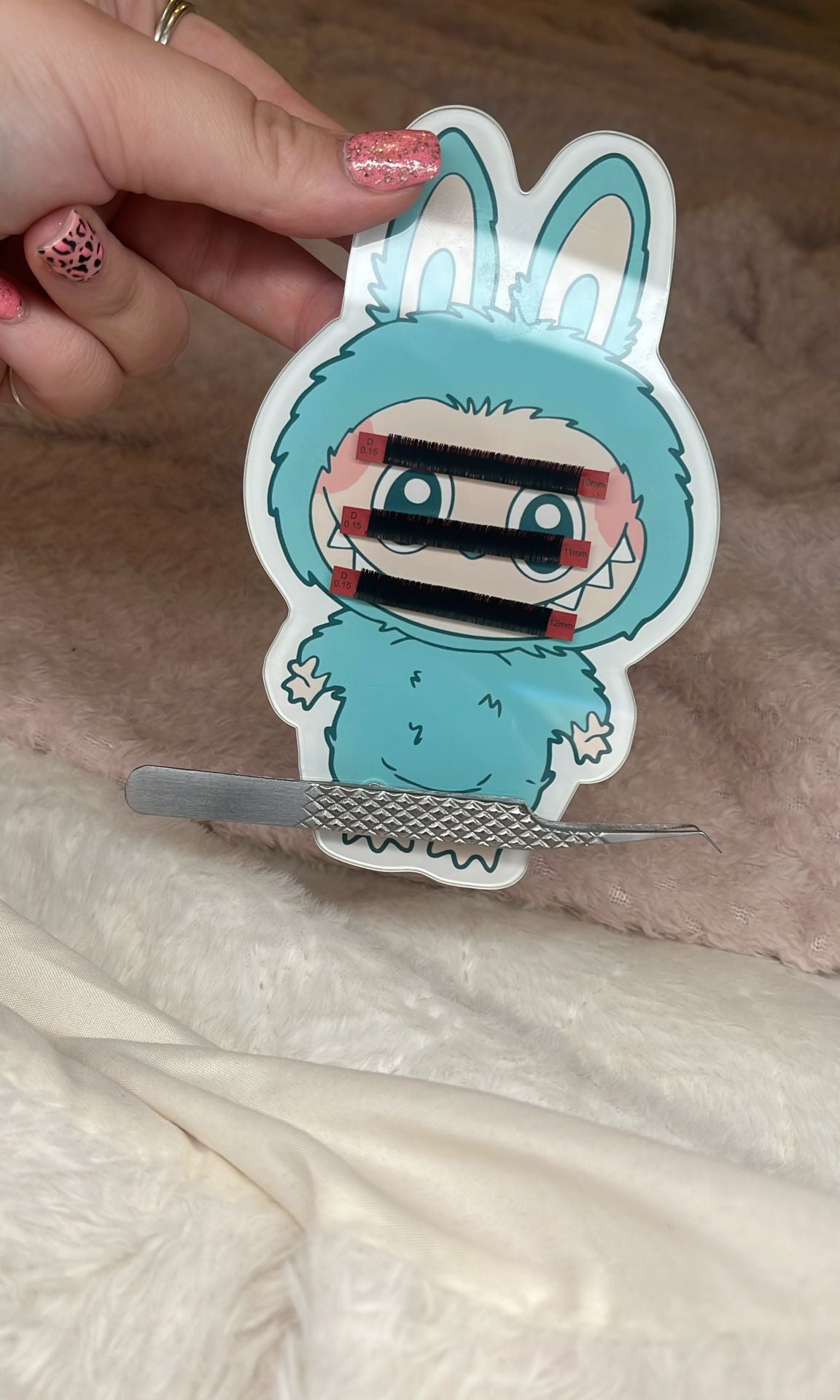 Adorable Labubu-Inspired Lash Tiles