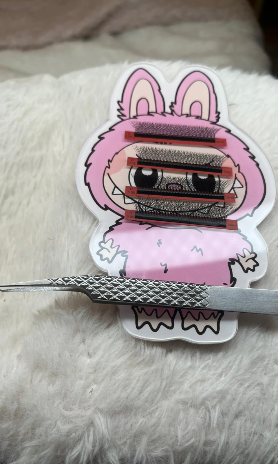 Adorable Labubu-Inspired Lash Tiles