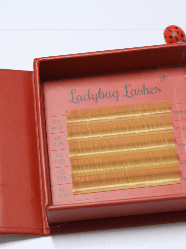 🌈 Bold Colour Volume Lashes 🌈 0.05mm 5-Row Tray 10–14mm Mix