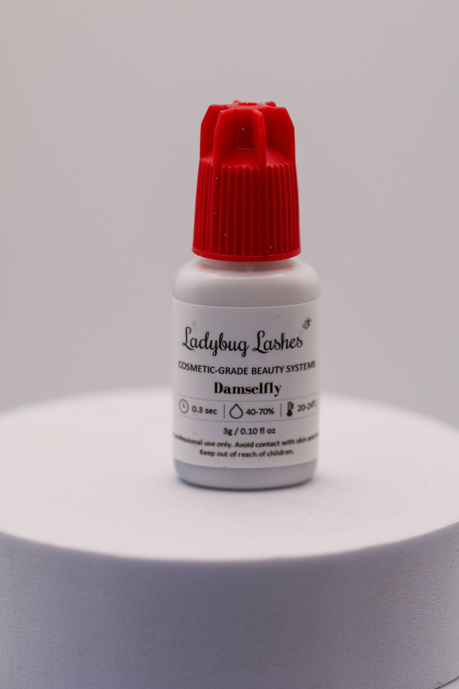 LADYBUGLASHES Damselfly UK Lash Adhesive Glue 0.3 Sec – cosmetic grade lash extension glue
