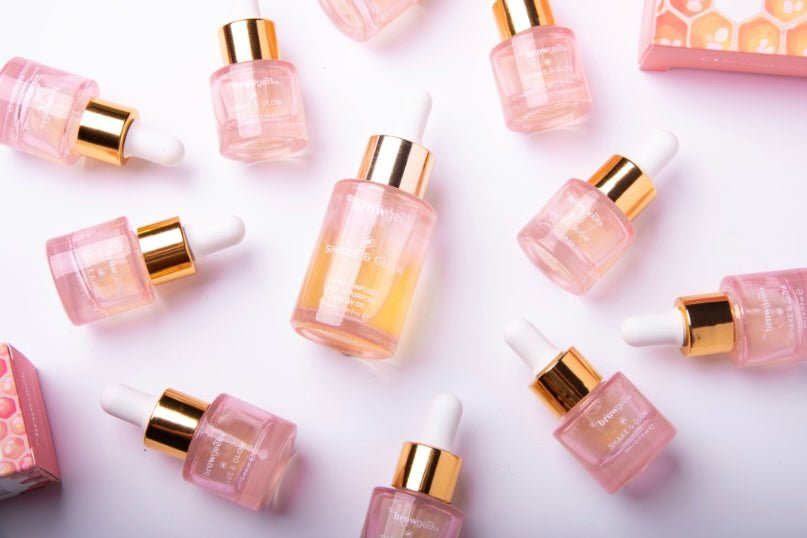 SHAKE & GLOW MULTI USE HONEY INFUSED BROW OIL - RETAIL PACK 10 x 5ml