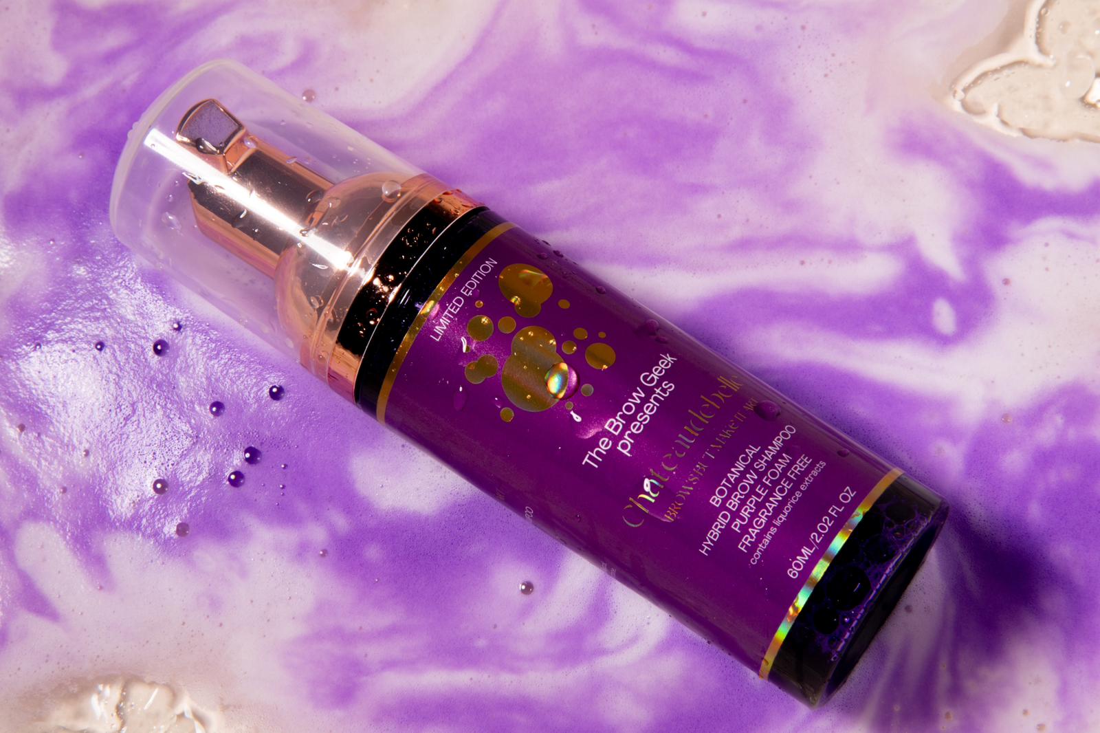 THE BROW GEEK x CHATEAUDEBELLE BROW SHAMPOO FOAM 60ml PINK OR PURPLE
