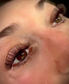Beautiful brown 6d clovers on brown brown eyes.  Soft and delicate