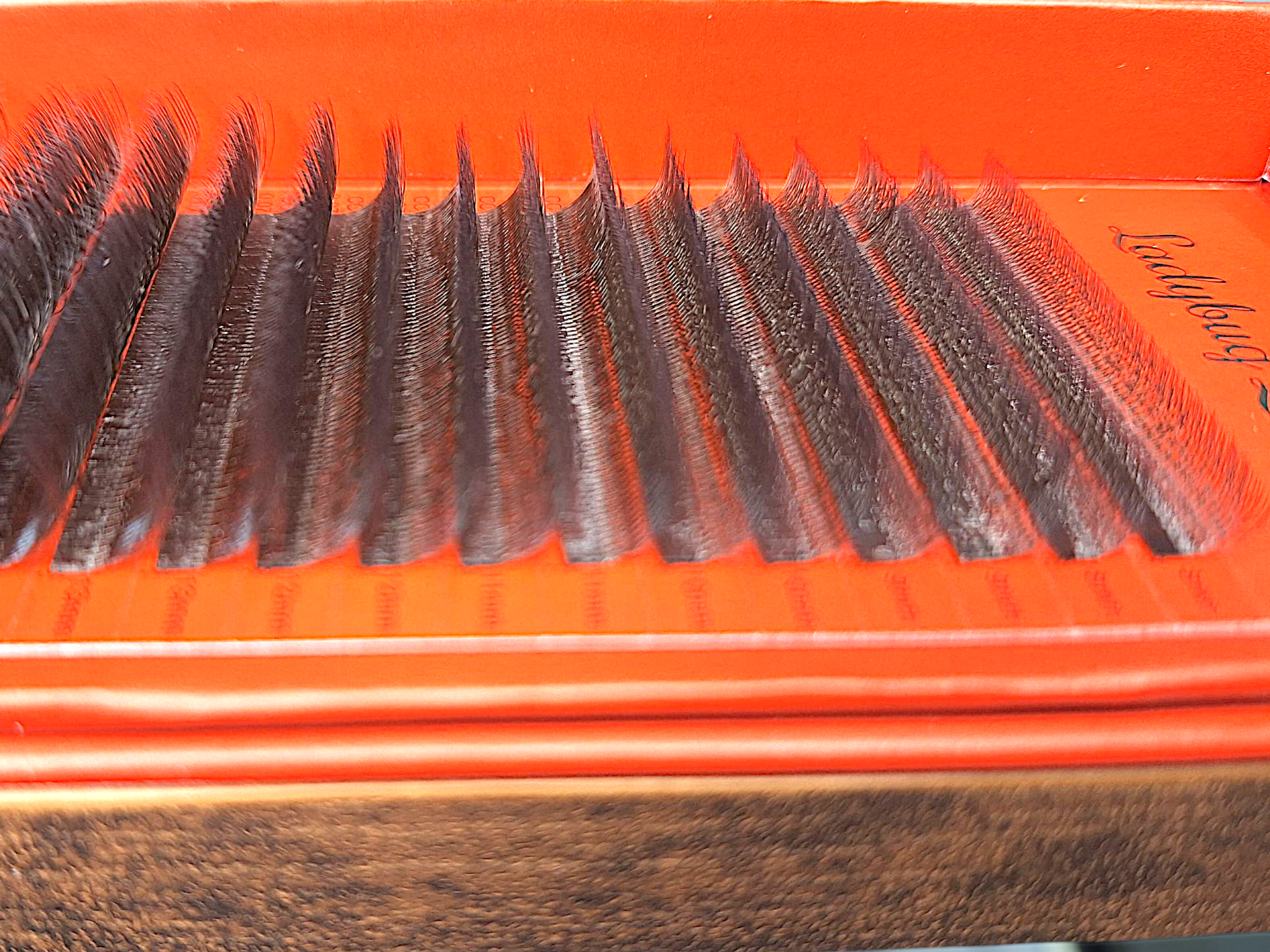 6d clover tray brown single length 16 rows