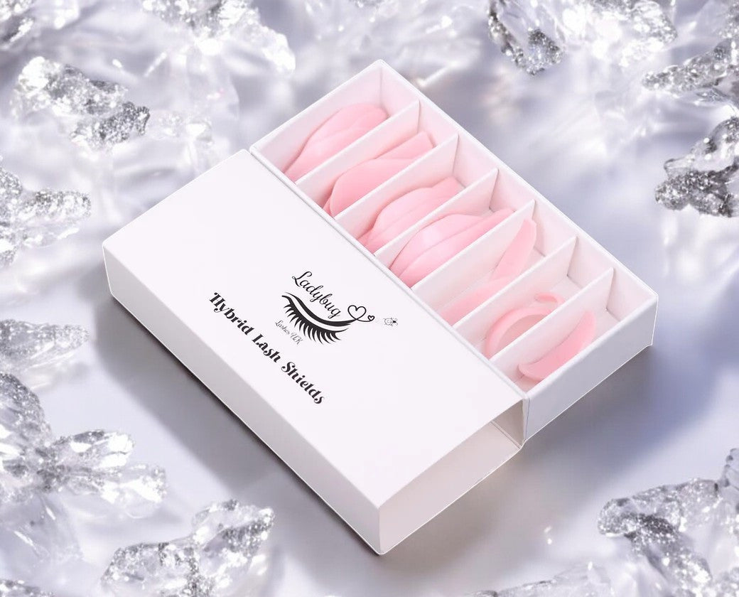 7 Pairs Hybrid Lash Lift Shields – Complete Box Glueless