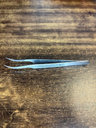 All purpose 60/Curved Fibre grip tweezer great for isolation
