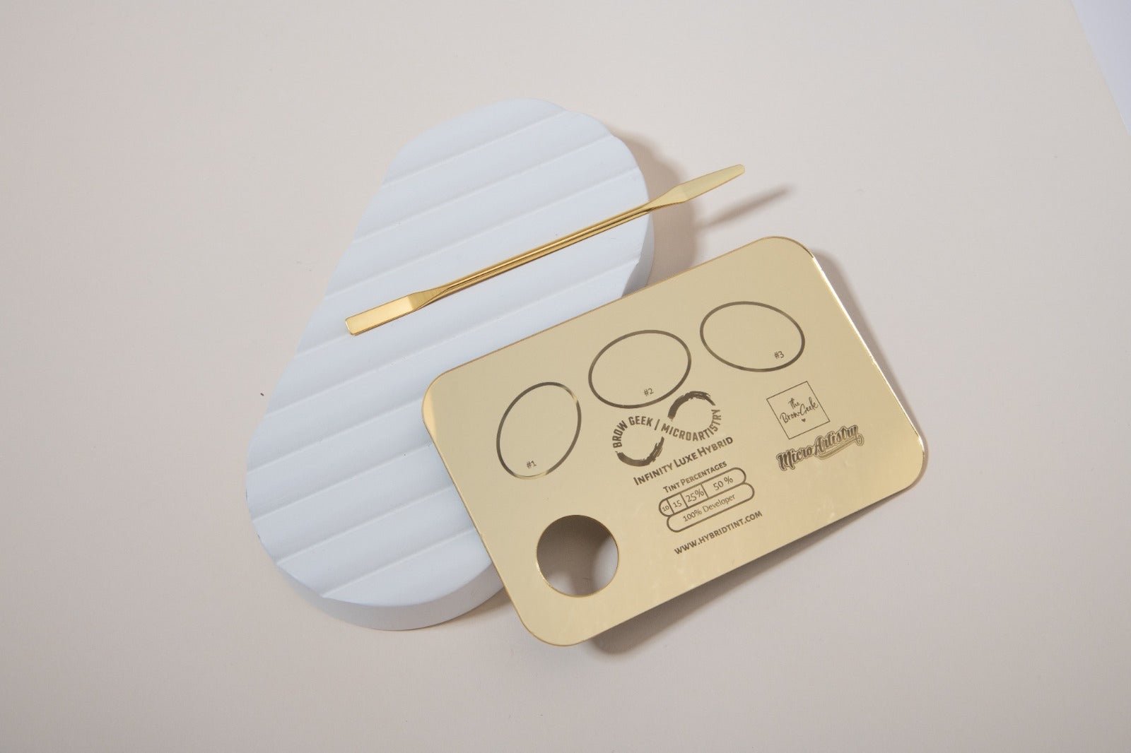 Infinity Lift & Tint Palette Gold/Clear with Buff & Blend Brush