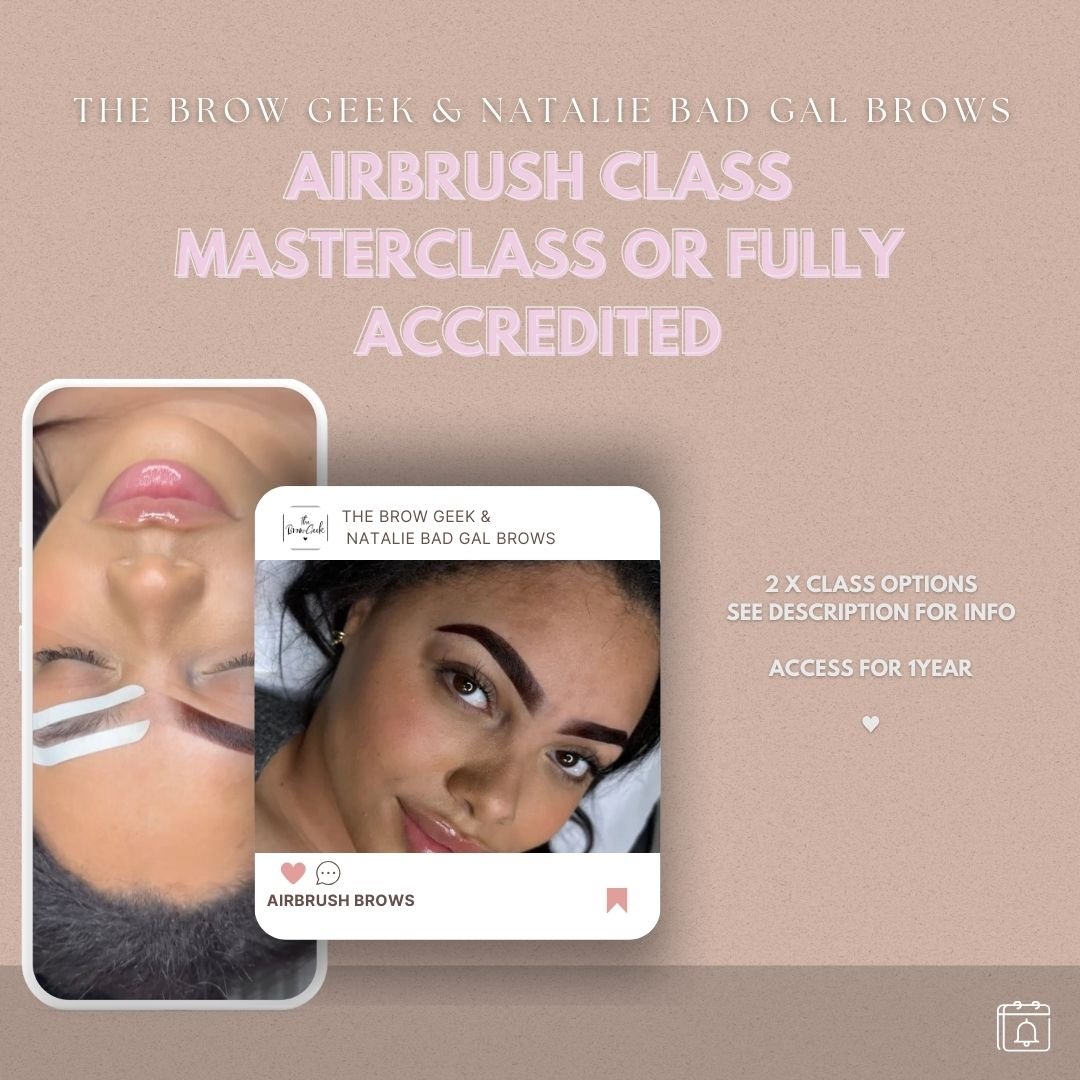 THE ART OF AIRBRUSH  BROWS ACCREDITED TRAINING COURSE