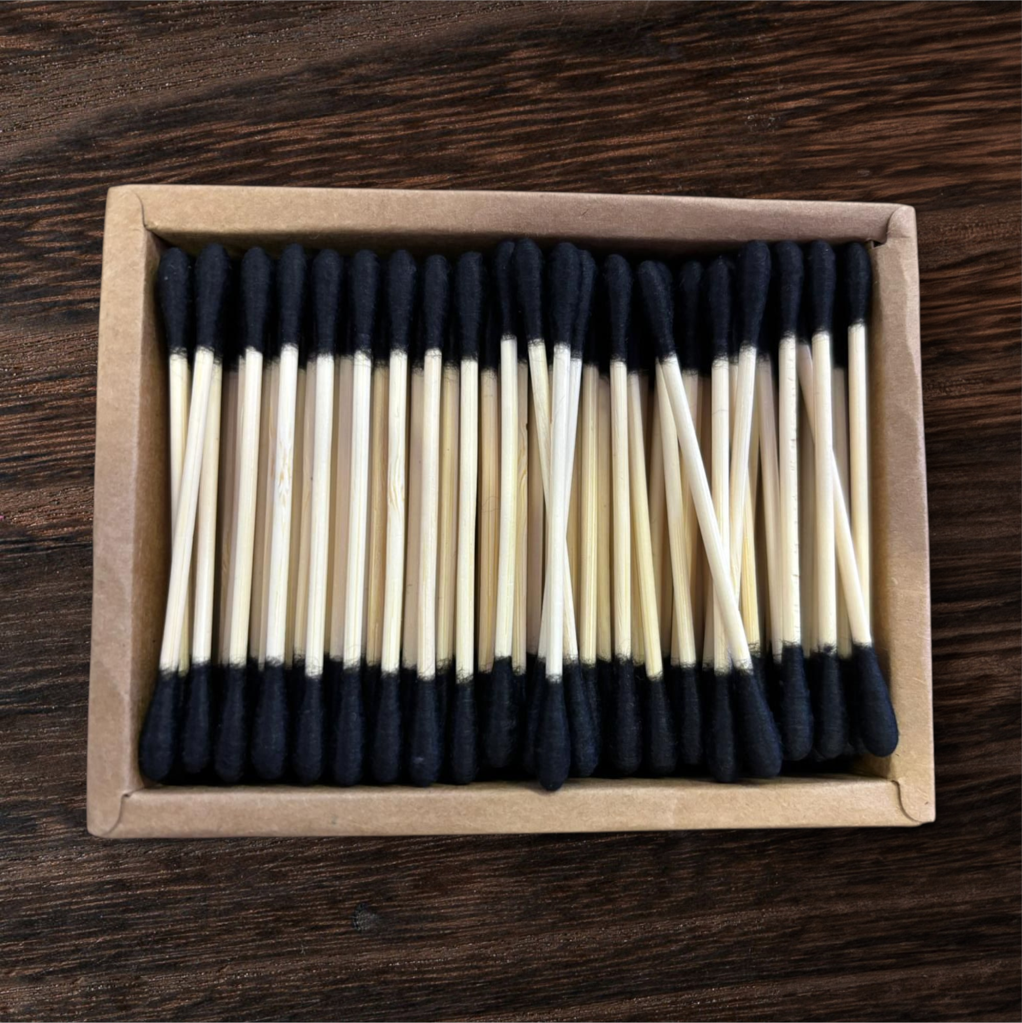 Eco-Friendly Bamboo Cotton Buds – Pack of 200 Black