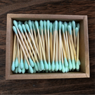 Eco-Friendly Bamboo Cotton Buds – Pack of 200 Blue