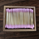 Eco-Friendly Bamboo Cotton Buds – Pack of 200 Pink