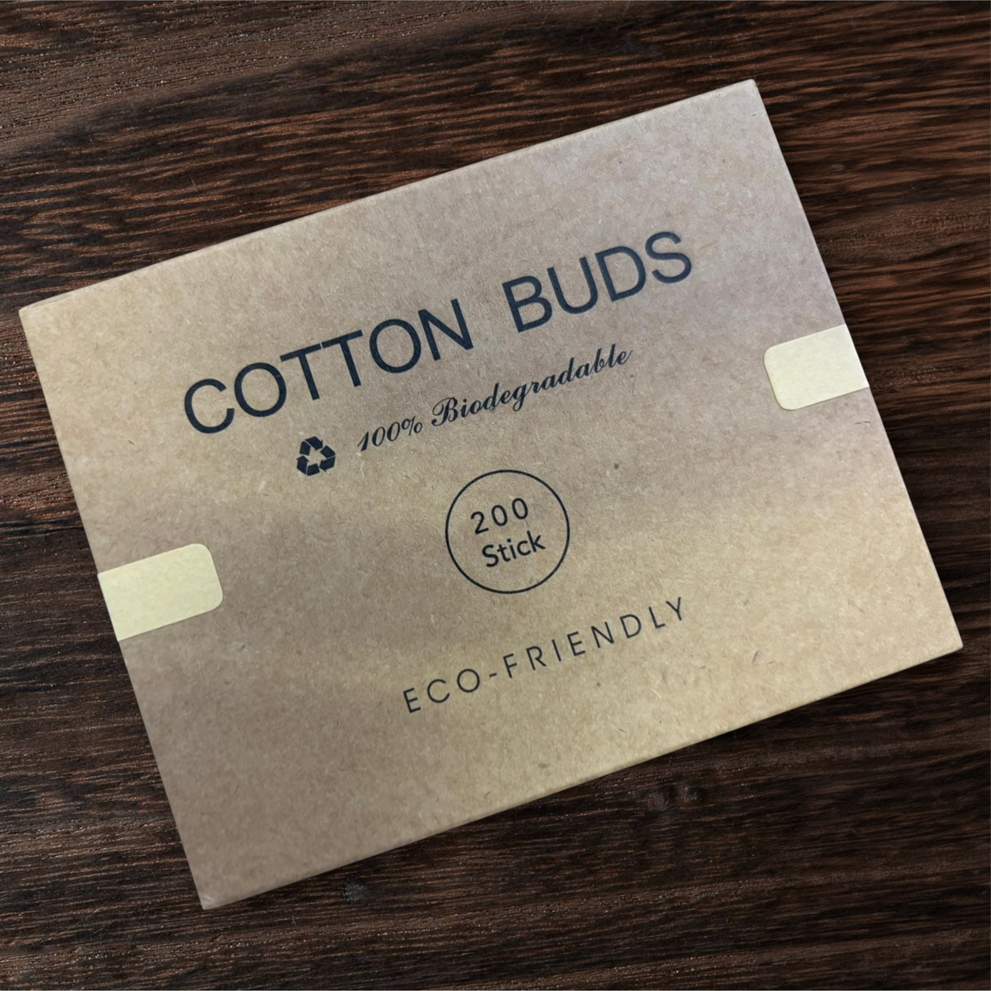 Eco-Friendly Bamboo Cotton Buds – Pack of 200 biodegradable