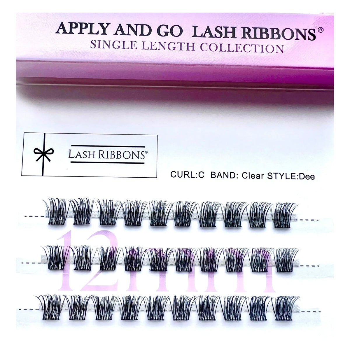 Lash Ribbons Dee Pre-Glued Lash Clusters – product image 1