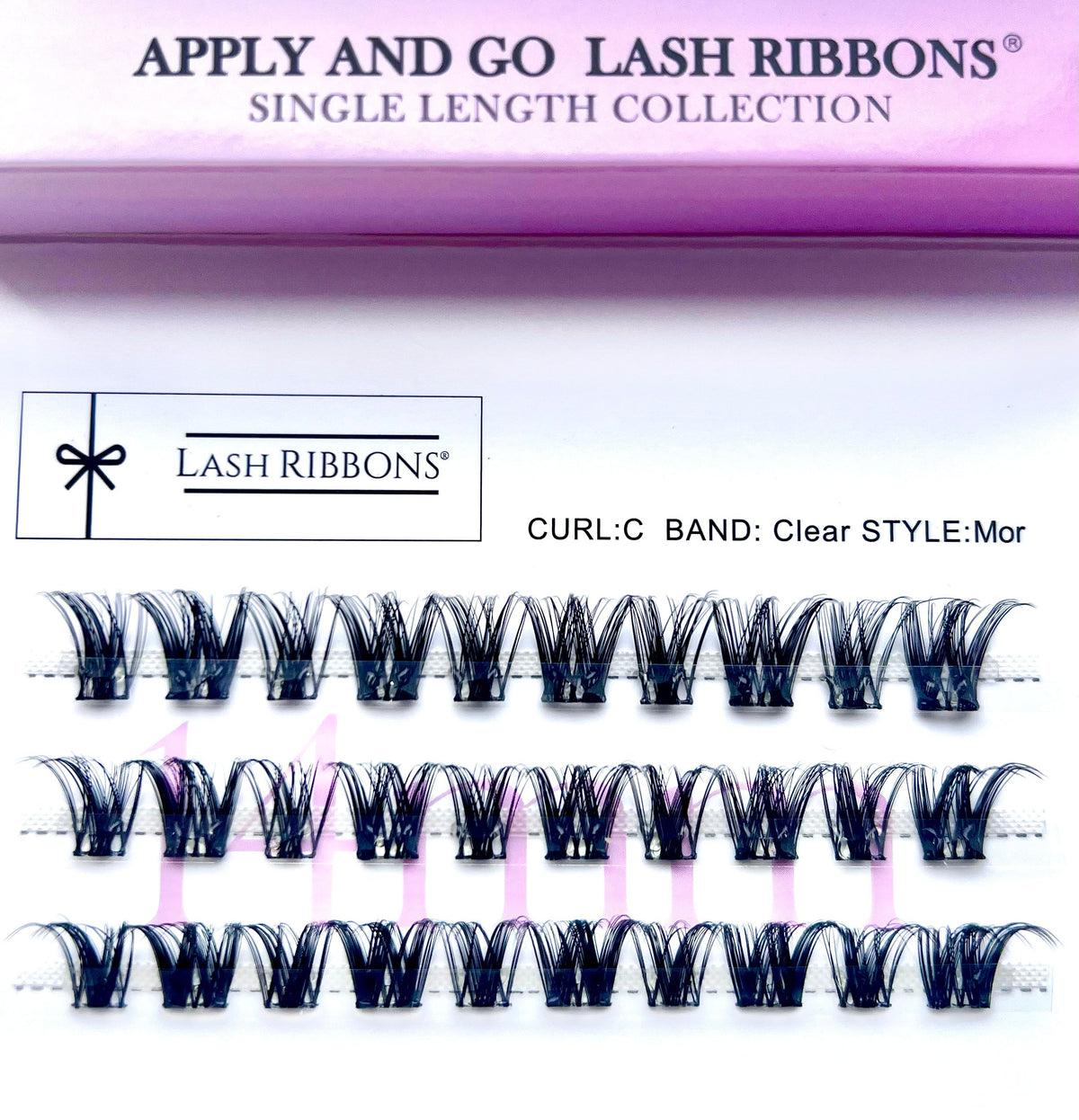 Lash Ribbons Mor Pre-Glued Lash Clusters – product image 10