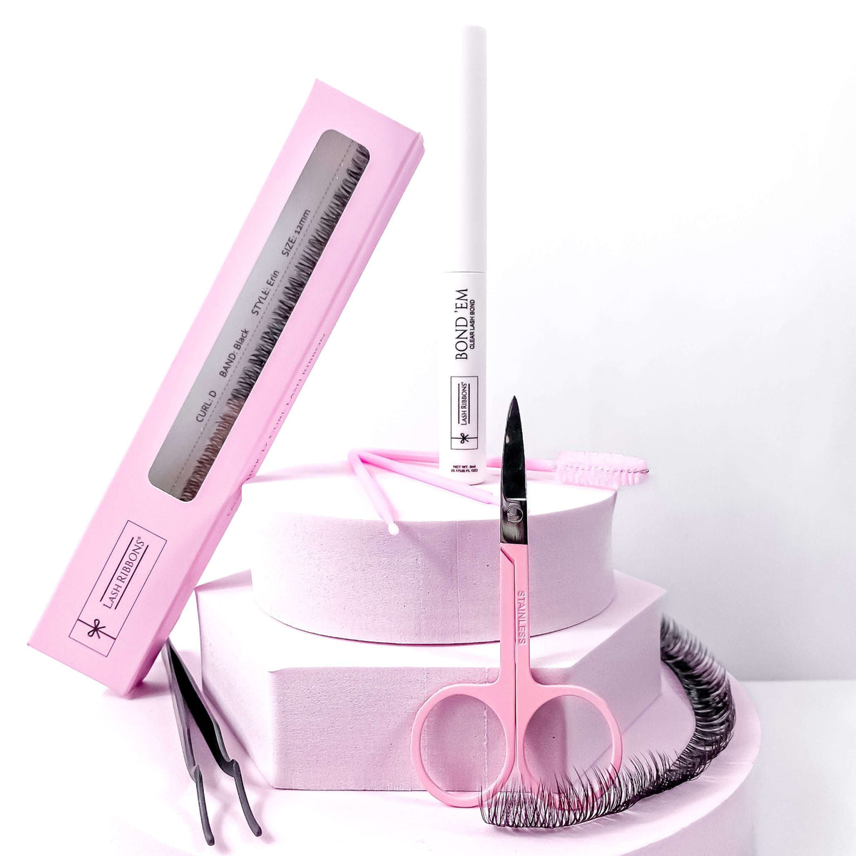 Lash Ribbons C Curl DIY lash extension starter kit – product image 1