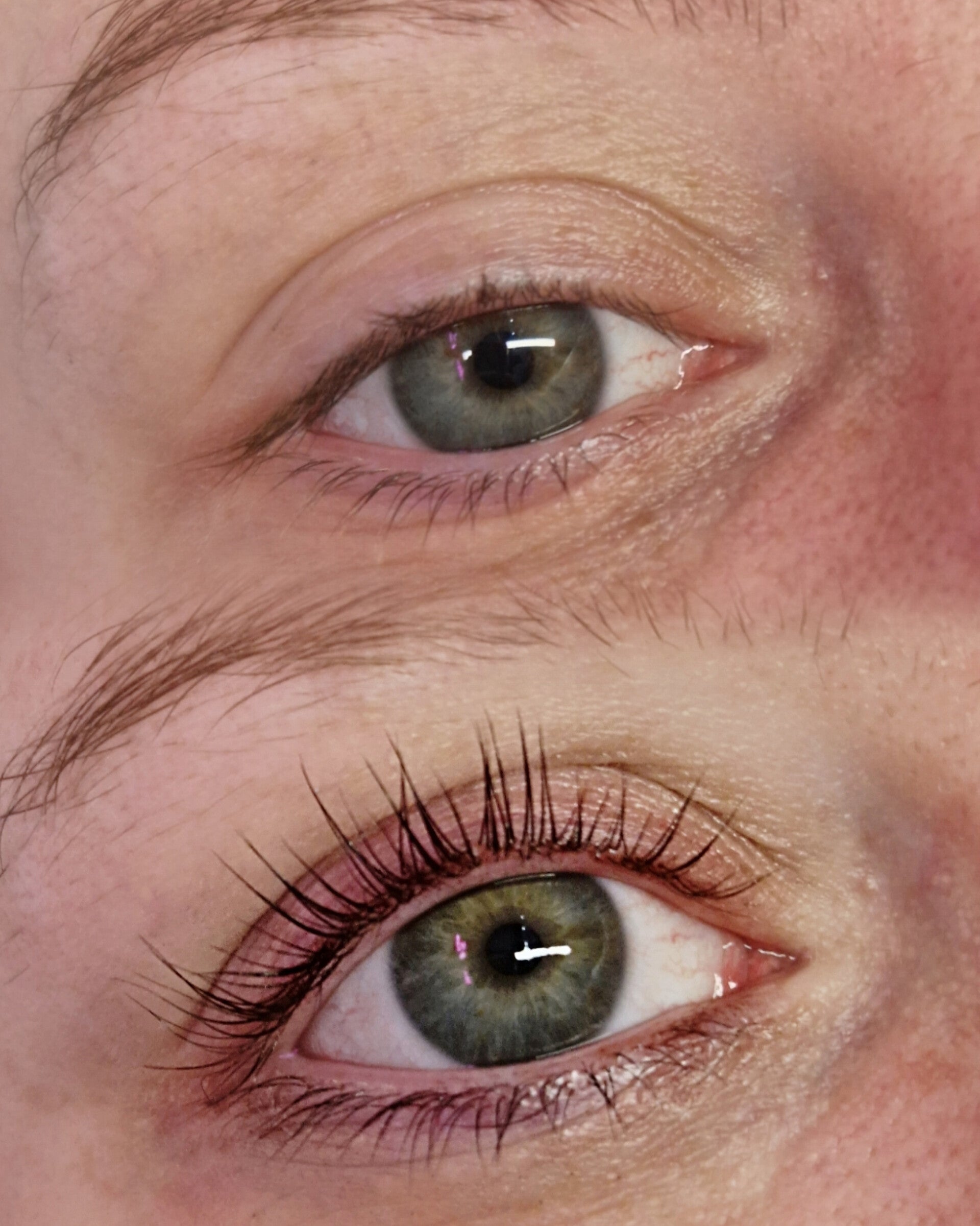 Close-up of a person's eyes with a focus on the eye area.