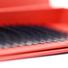 Ladybug Lashes Fairy Lashes Single Length 16 Row Tray close-up showing lash density and tip detail from three-quarter angle