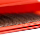 Close-up of Ladybug Lashes Brown 4D Clover fans showing warm brown curl definition and skinny bases from above
