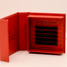 U Collection Sample Tray – 2DU, 3DU, 4DU & 5DU U-shaped lashes, C/CC/D curls, 0.07 diameter, professional lash extension tray