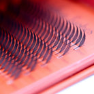 Feather Lash Tray – bold spiky structure, anime-style lash extensions, lightweight fibres, sample tray 10–14mm