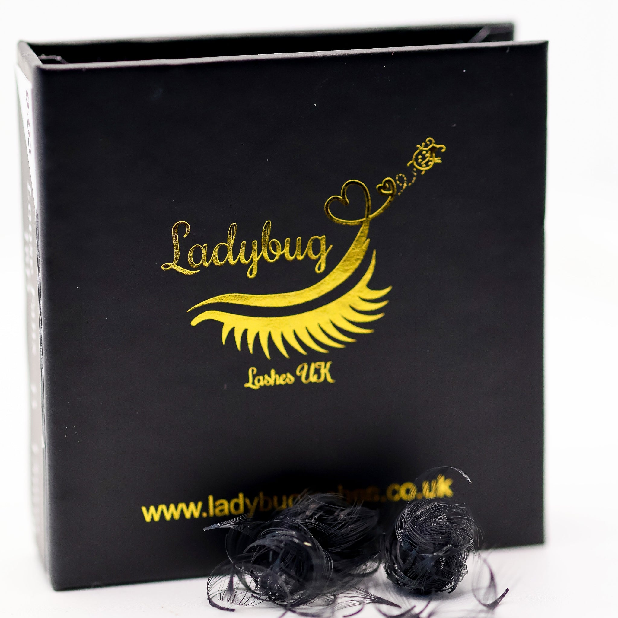 D Curl Loose Promade Fans – 8D, 10D, 12D, 16D & 20D, ultra-skinny base, professional lash extension fans