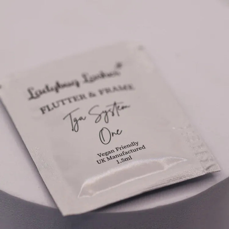 Lash lift and brow lamination treatment products and solutions for professional technicians
